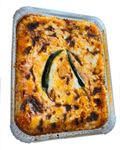 Mesakaa ( fried eggplants with ground meat and bechamel sauce) - Balady