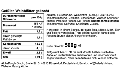 Stuffed Vine leaves - Balady